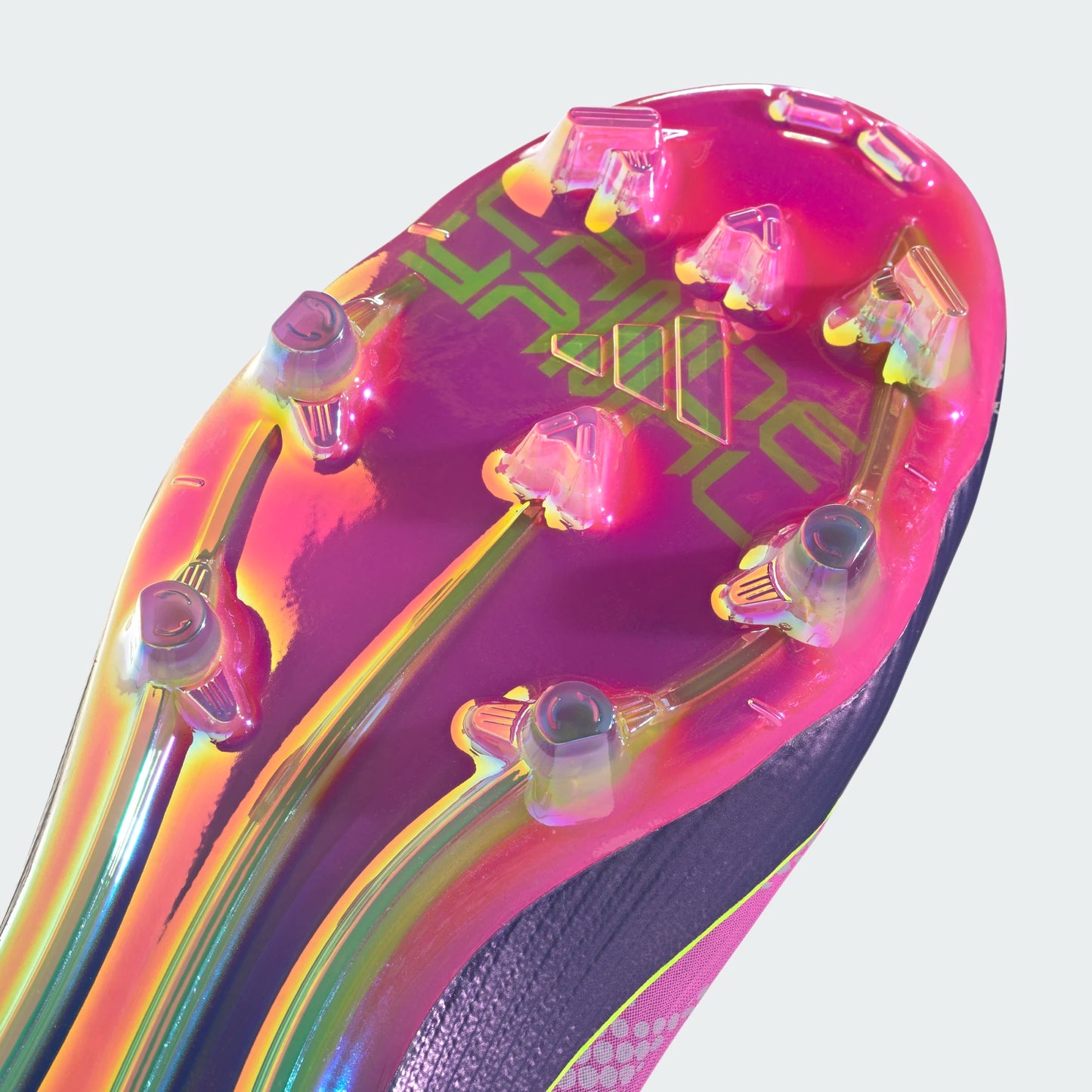 Adidas Lamine Yamal F50 FG Firm Ground Soccer Cleat - University Purple/Cloud White/Lucid Lemon