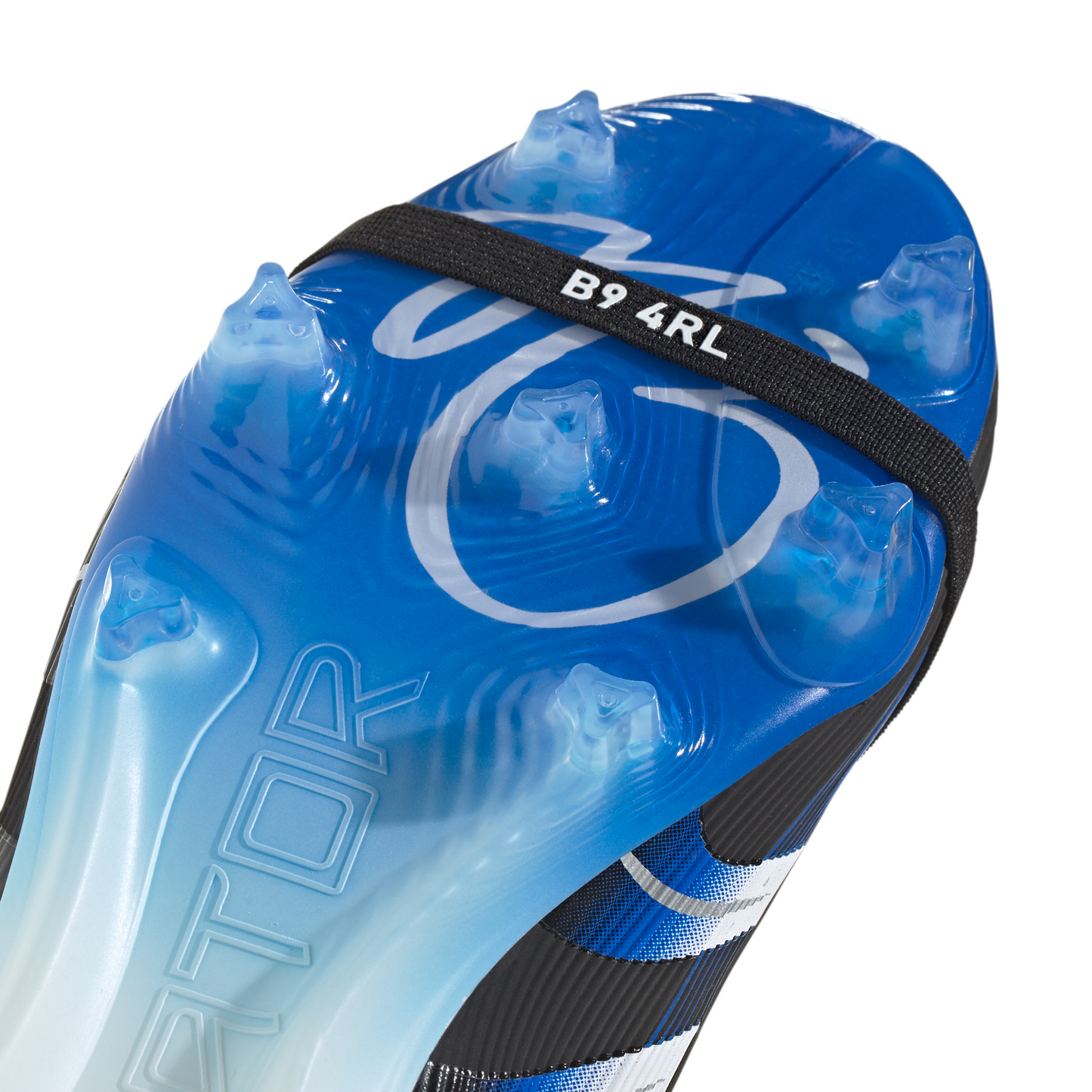 adidas Predator Jude Bellingham Elite FoldTongue FT FG Firm Ground Soccer Cleats- Core Black / Cloud White / Glow Blue