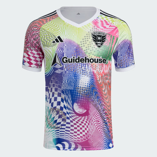 Men's Replica Adidas DC United Pride Jersey 25/26