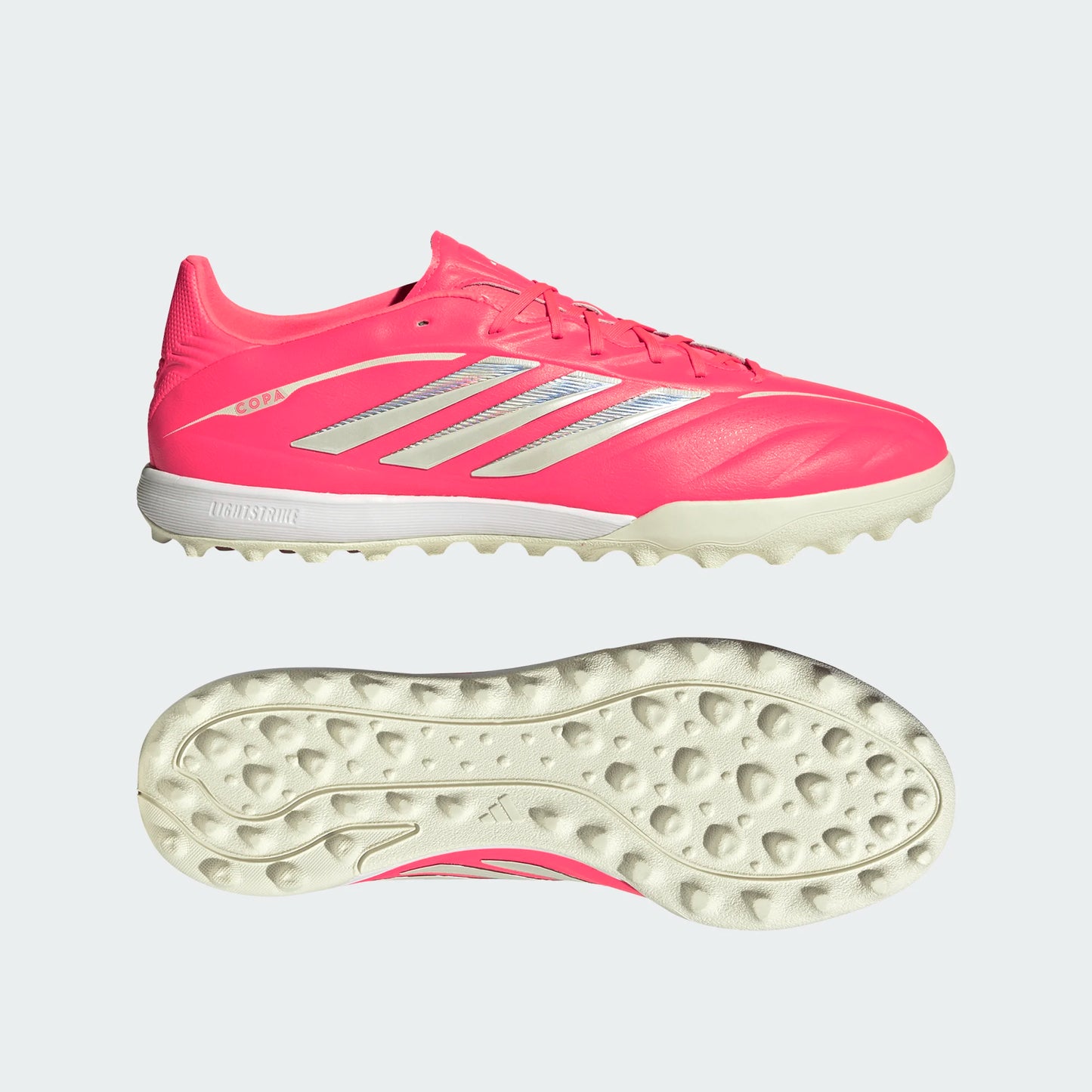 Adidas Copa Pure IV Pro TF Turf Soccer Cleats - Solar Turbo/Ivory/Core Black
