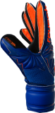 Reusch GRIP INFINITY Attrakt Infinity Finger Support Junior Goalkeeper Gloves - Sharp Blue/Shock Orange/Black