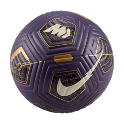 Nike Kylian Mbappe Academy Soccer Ball - Grand Purple/Black/Metallic Gold Coin/White