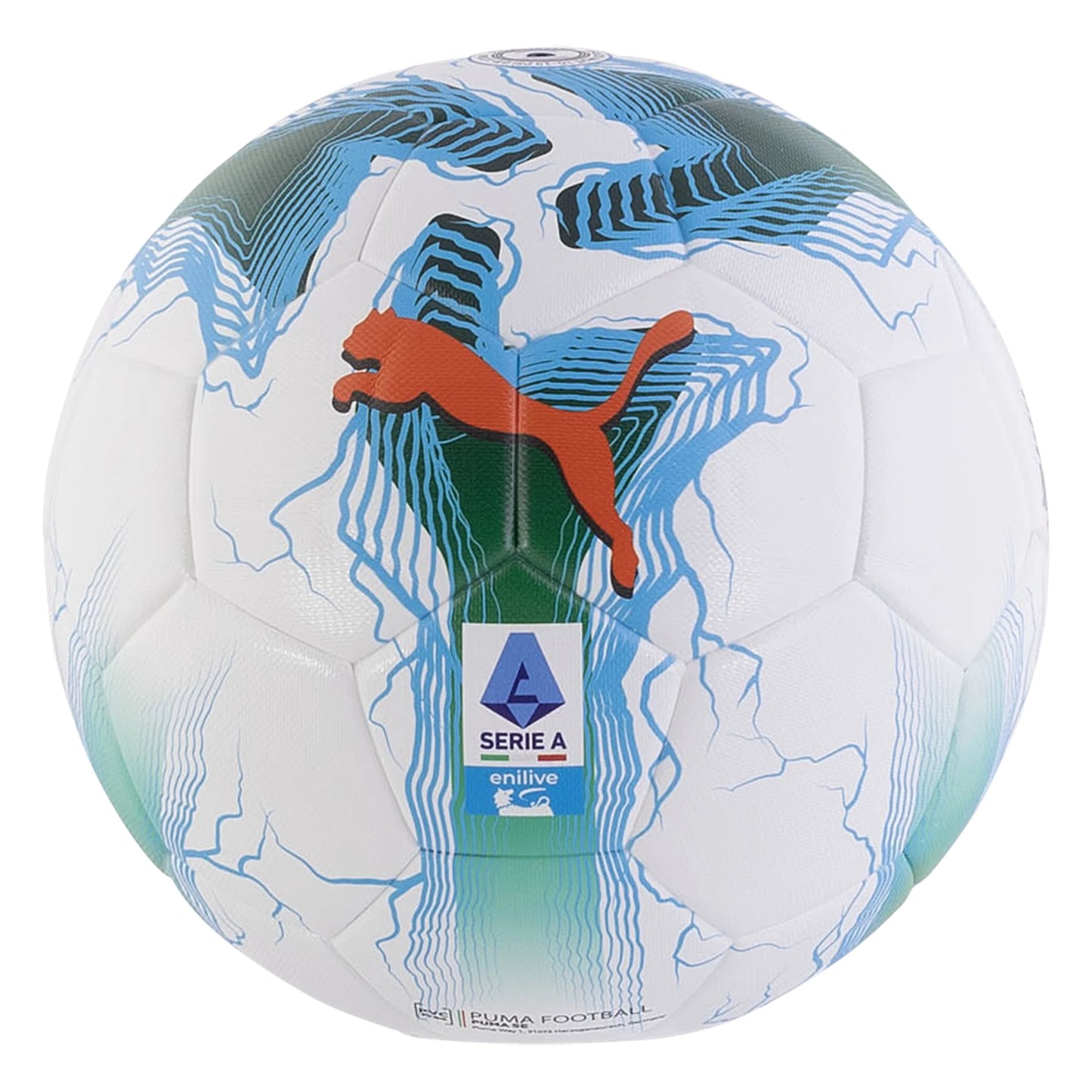 Puma Orbita Serie A (FIFA Quality) Soccer Ball (Size 5) - White/Multicolor