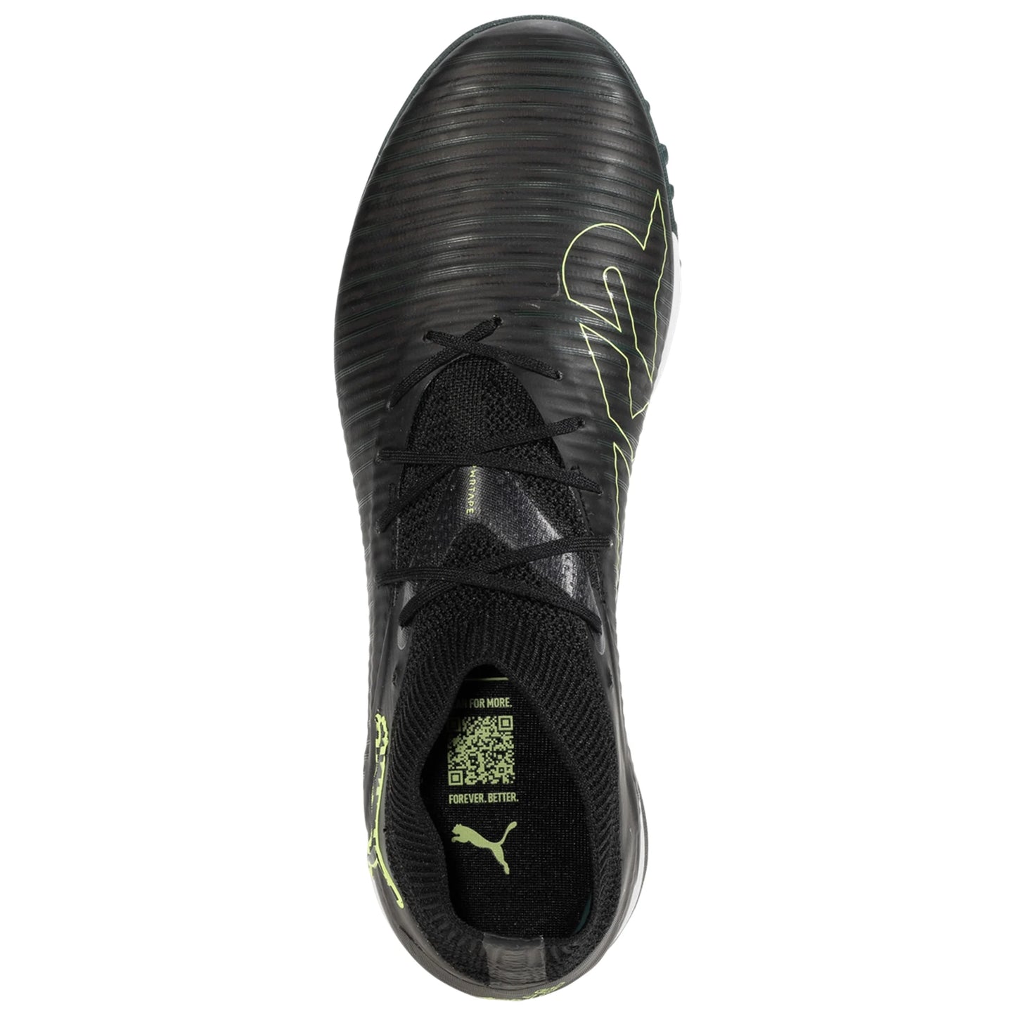 Puma Future 8 Pro Cage TF Turf Soccer Cleat - Black/Fizzy Light/Green Terrain