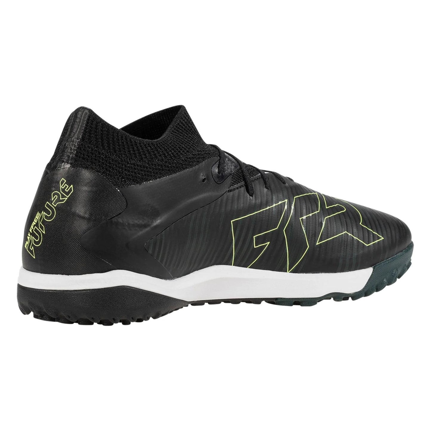 Puma Future 8 Pro Cage TF Turf Soccer Cleat - Black/Fizzy Light/Green Terrain