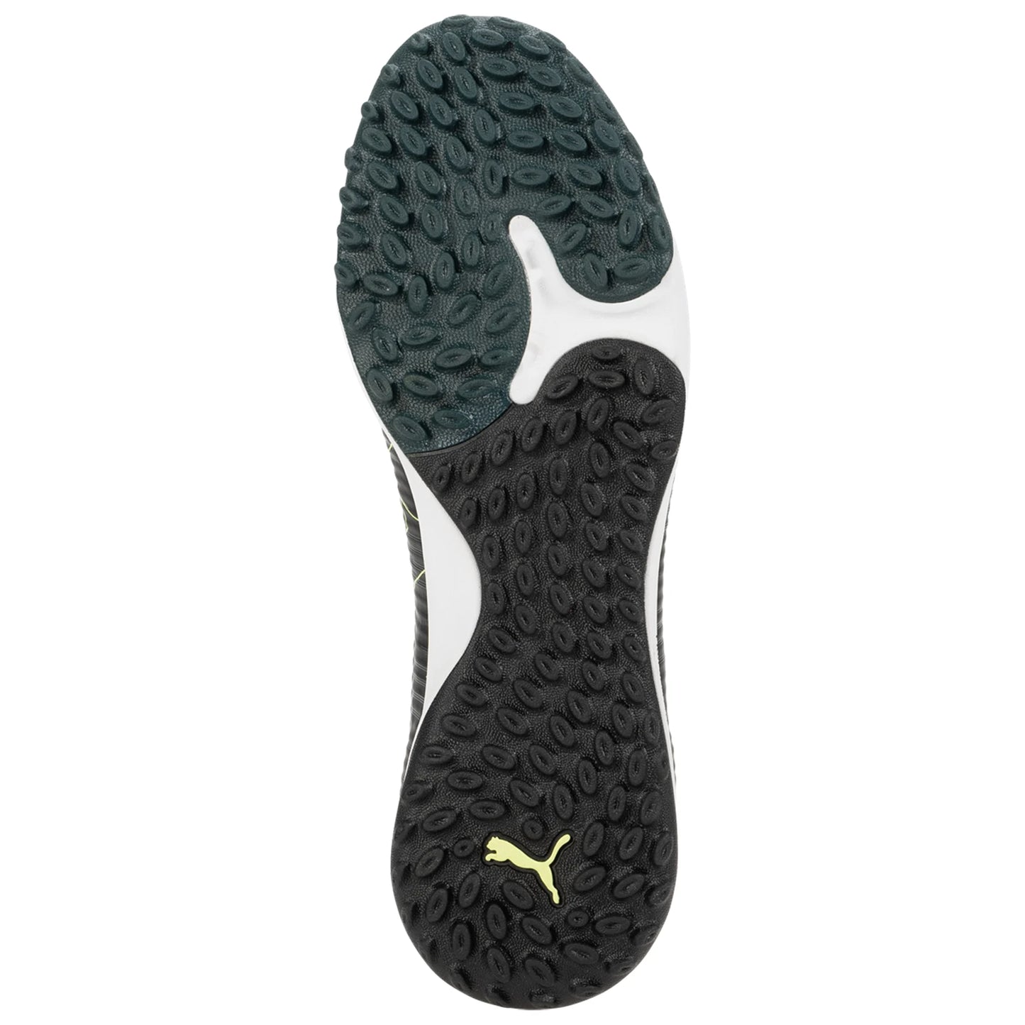 Puma Future 8 Pro Cage TF Turf Soccer Cleat - Black/Fizzy Light/Green Terrain