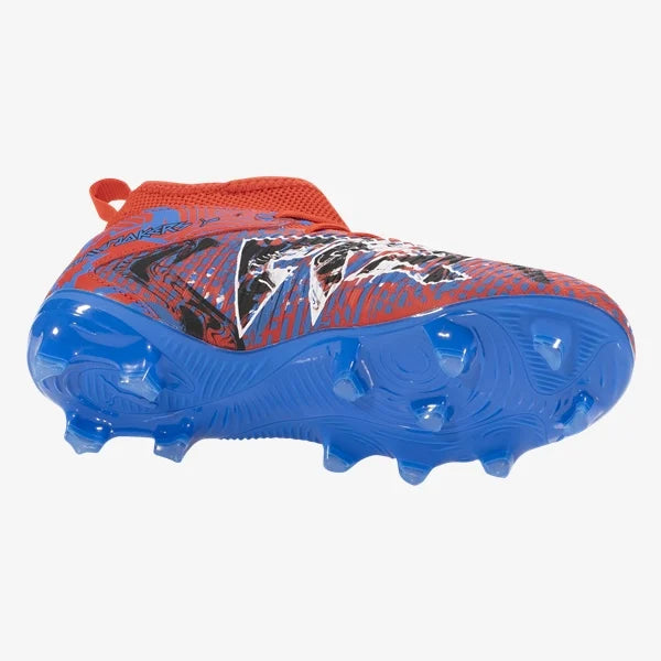 Puma Junior Future 8 Match Playmakers FG/AG Firm Ground Soccer Cleat - Red/Black/Ultra Blue/Pink Pixel