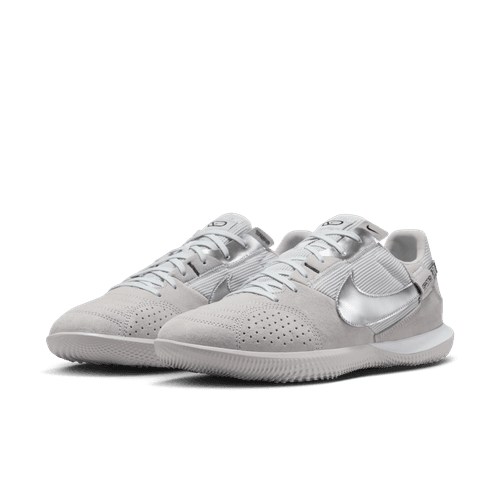 Nike Streetgato Indoor Soccer Shoe - Lt Smoke Grey/Metallic Silver