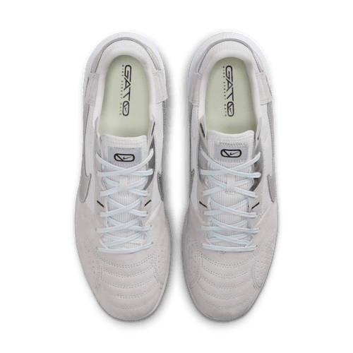 Nike Streetgato Indoor Soccer Shoe - Lt Smoke Grey/Metallic Silver
