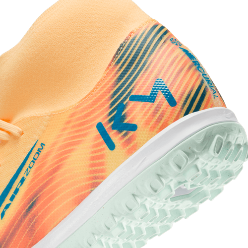 Nike Mercurial Superfly 10 Academy "Kylian Mbappé" TF Turf Soccer Cleat - Melon Tint/Neo Turq/Igloo