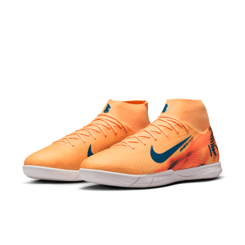 Nike Mercurial Superfly 10 Academy "Kylian Mbappé" IC Indoor Soccer Shoe - Melon Tint/Neo Turq/Igloo