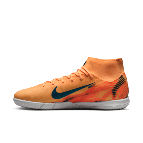 Nike Mercurial Superfly 10 Academy "Kylian Mbappé" IC Indoor Soccer Shoe - Melon Tint/Neo Turq/Igloo
