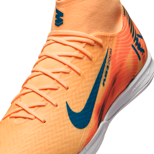 Nike Mercurial Superfly 10 Academy "Kylian Mbappé" IC Indoor Soccer Shoe - Melon Tint/Neo Turq/Igloo