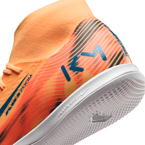 Nike Mercurial Superfly 10 Academy "Kylian Mbappé" IC Indoor Soccer Shoe - Melon Tint/Neo Turq/Igloo