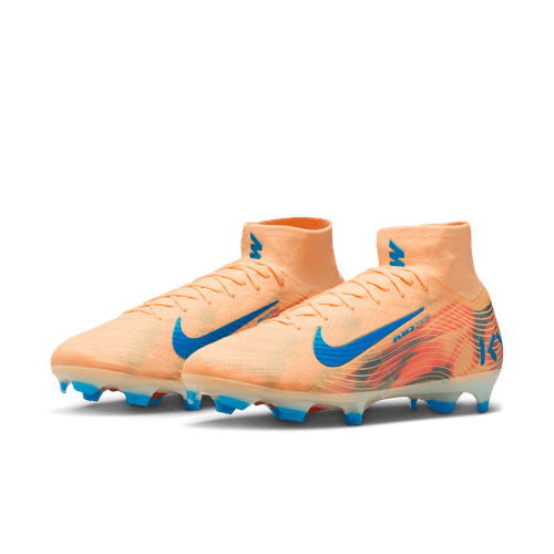 Nike Mercurial Superfly 10 Elite "Kylian Mbappé" FG Firm Ground Soccer Cleat - Melon Tint/Neo Turq/Igloo