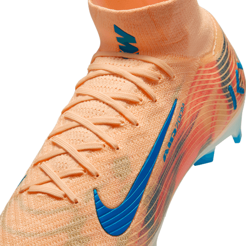 Nike Mercurial Superfly 10 Elite "Kylian Mbappé" FG Firm Ground Soccer Cleat - Melon Tint/Neo Turq/Igloo
