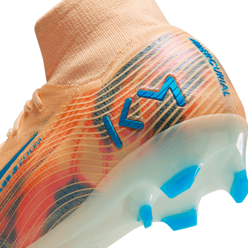 Nike Mercurial Superfly 10 Elite "Kylian Mbappé" FG Firm Ground Soccer Cleat - Melon Tint/Neo Turq/Igloo