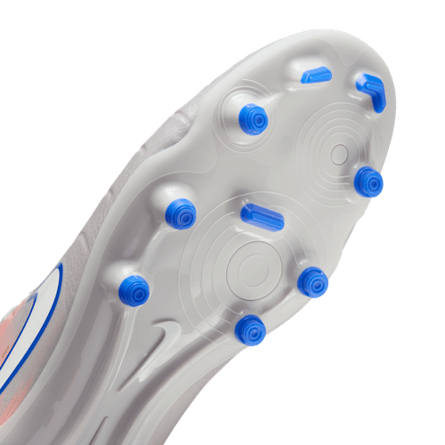 Nike United Tiempo Legend 10 Academy FG Firm Ground Soccer Cleat - Vast Grey/Racer Blue