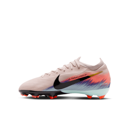 Nike United Junior Mercurial Vapor Pro 16 FG Firm Ground Soccer Cleat - Silt Red/Racer Blue