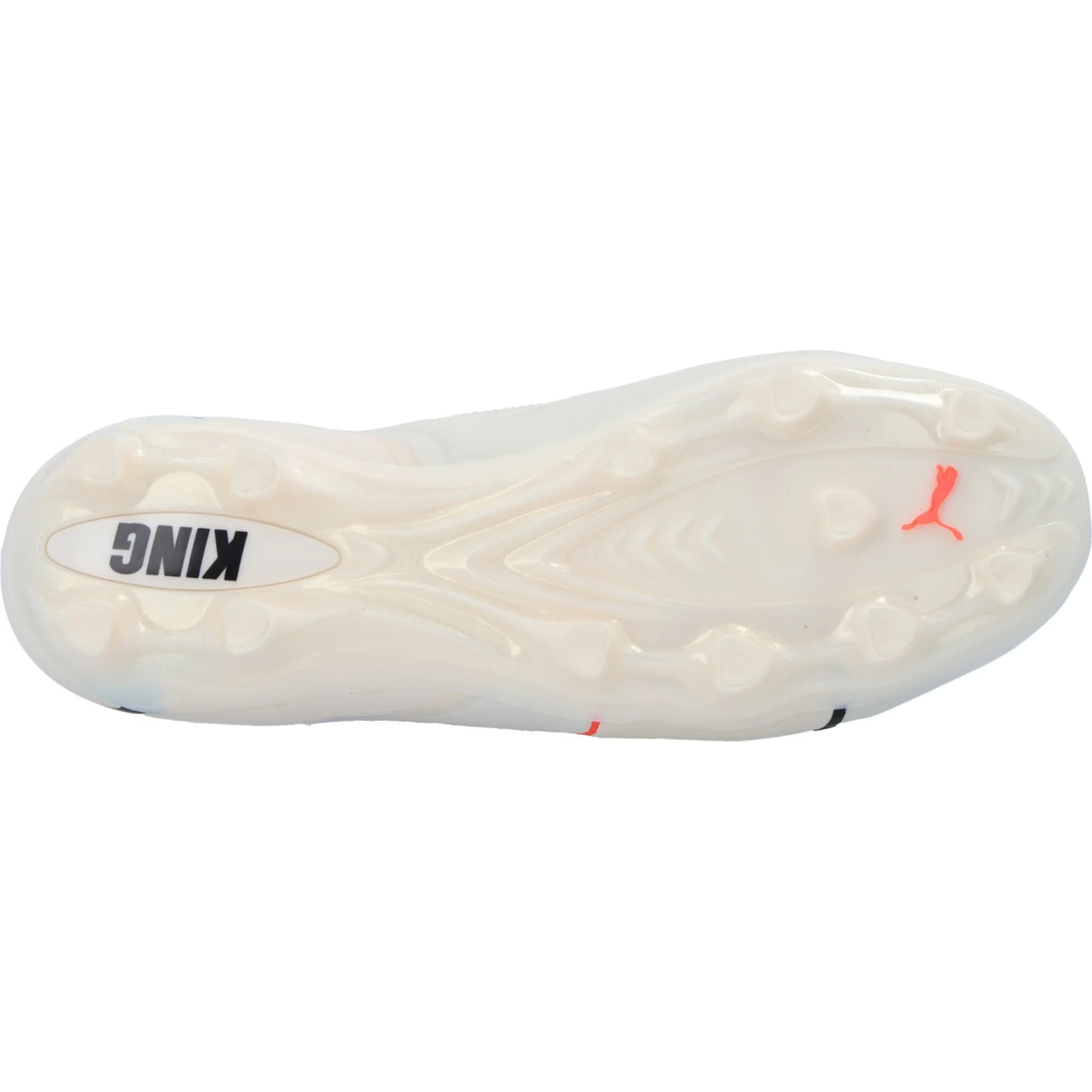 Puma King 20 Ultimate FG/AG Firm Ground Soccer Cleat - Sugared Almond/Black/Ultra Red