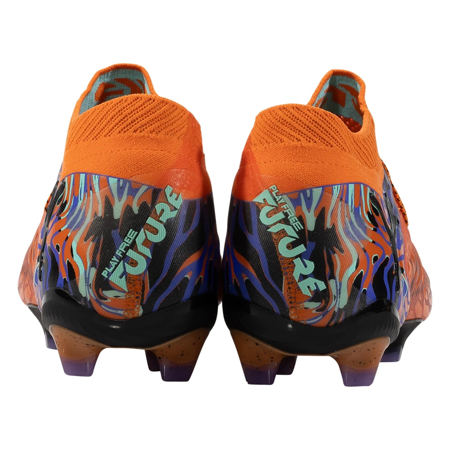 Puma Future 8 Ultimate NJR Creativity FG Firm Ground Soccer Cleat - Orange Poppy/Black/Poison Pink
