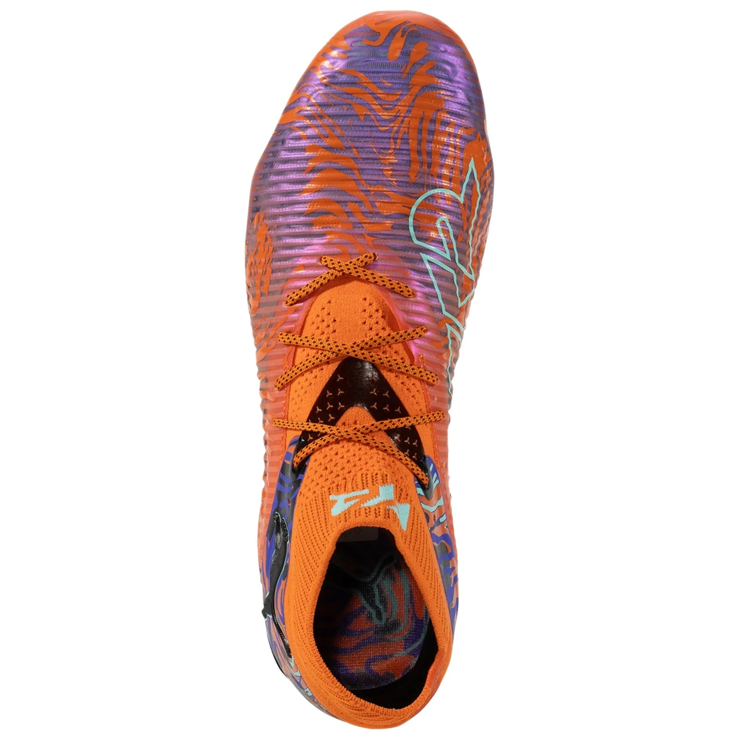 Puma Future 8 Ultimate NJR Creativity FG Firm Ground Soccer Cleat - Orange Poppy/Black/Poison Pink