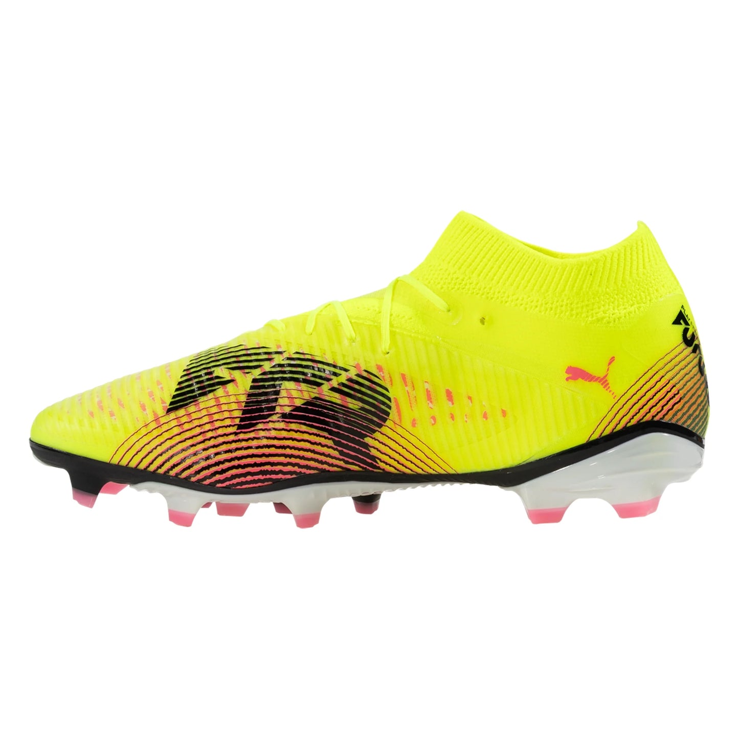 Puma Future 8 Pro FG/AG Firm Ground Soccer Cleat - Yellow Alert/Black/Sun-Struck