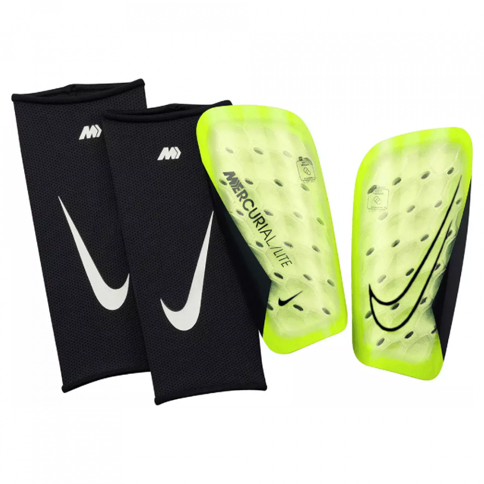 Nike Mercurial Lite Soccer Shin Guard - Volt/Barely Volt/Black