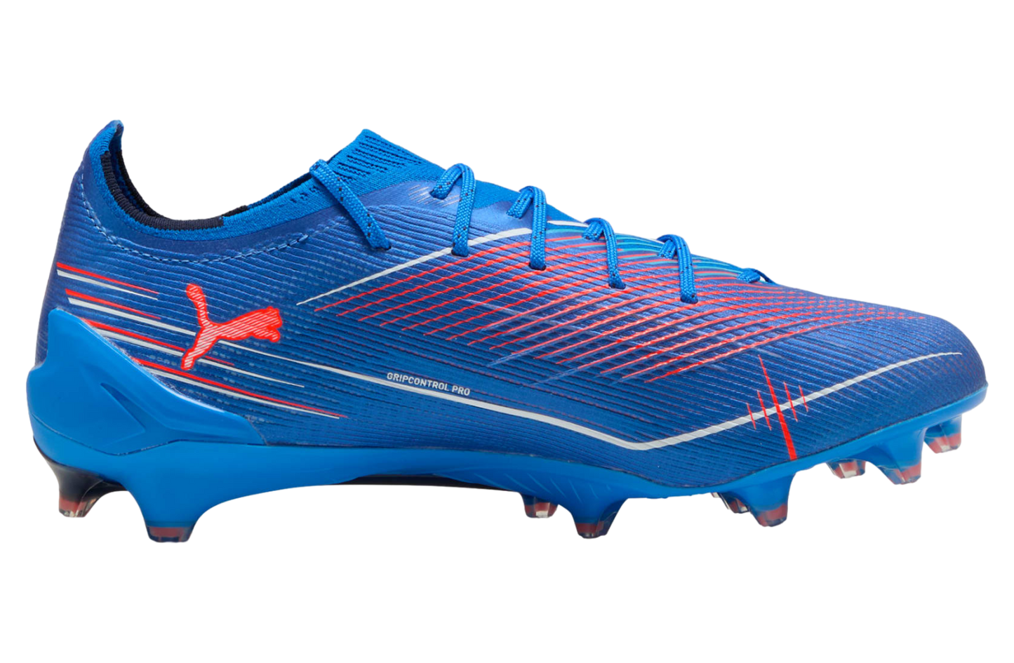 Puma Ultra 6 Ultimate FG Firm Ground Soccer Cleat - Ultra Blue/White/Glowing Red