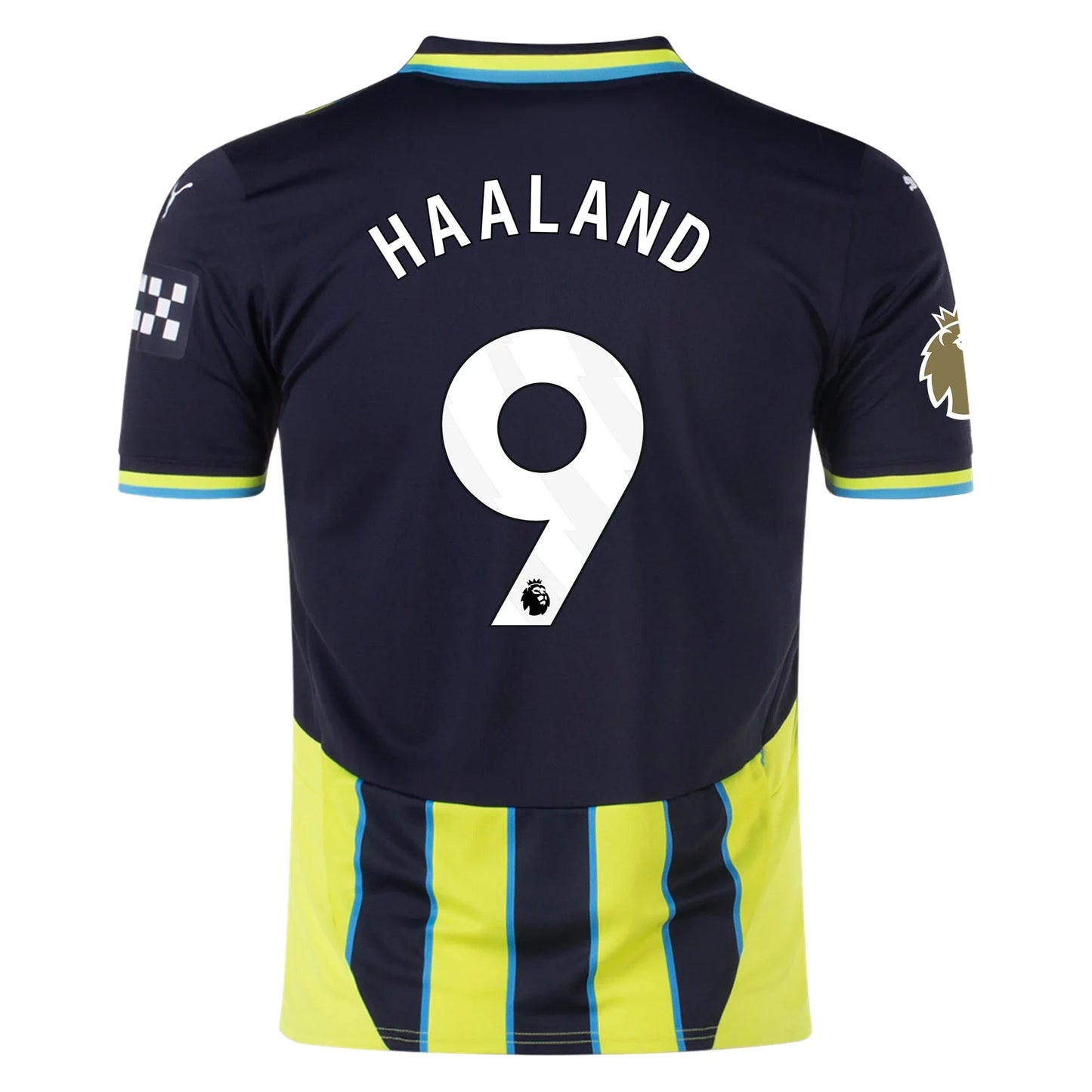 Men's Replica Puma Haaland Manchester City Away Jersey 24/25