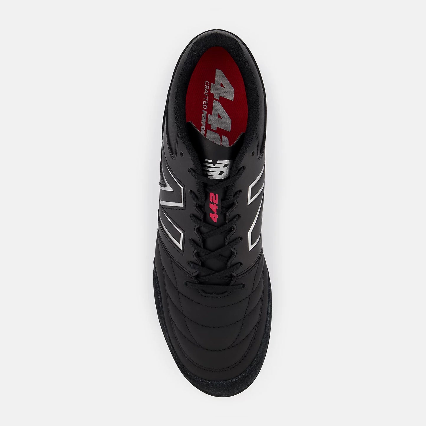 New Balance 442 V2 Team TF Turf Soccer Cleat - Black/White