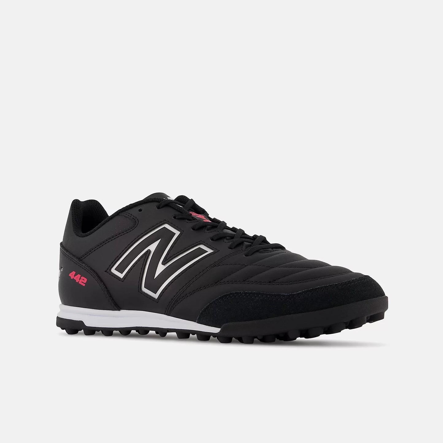 New Balance 442 V2 Team TF Turf Soccer Cleat - Black/White