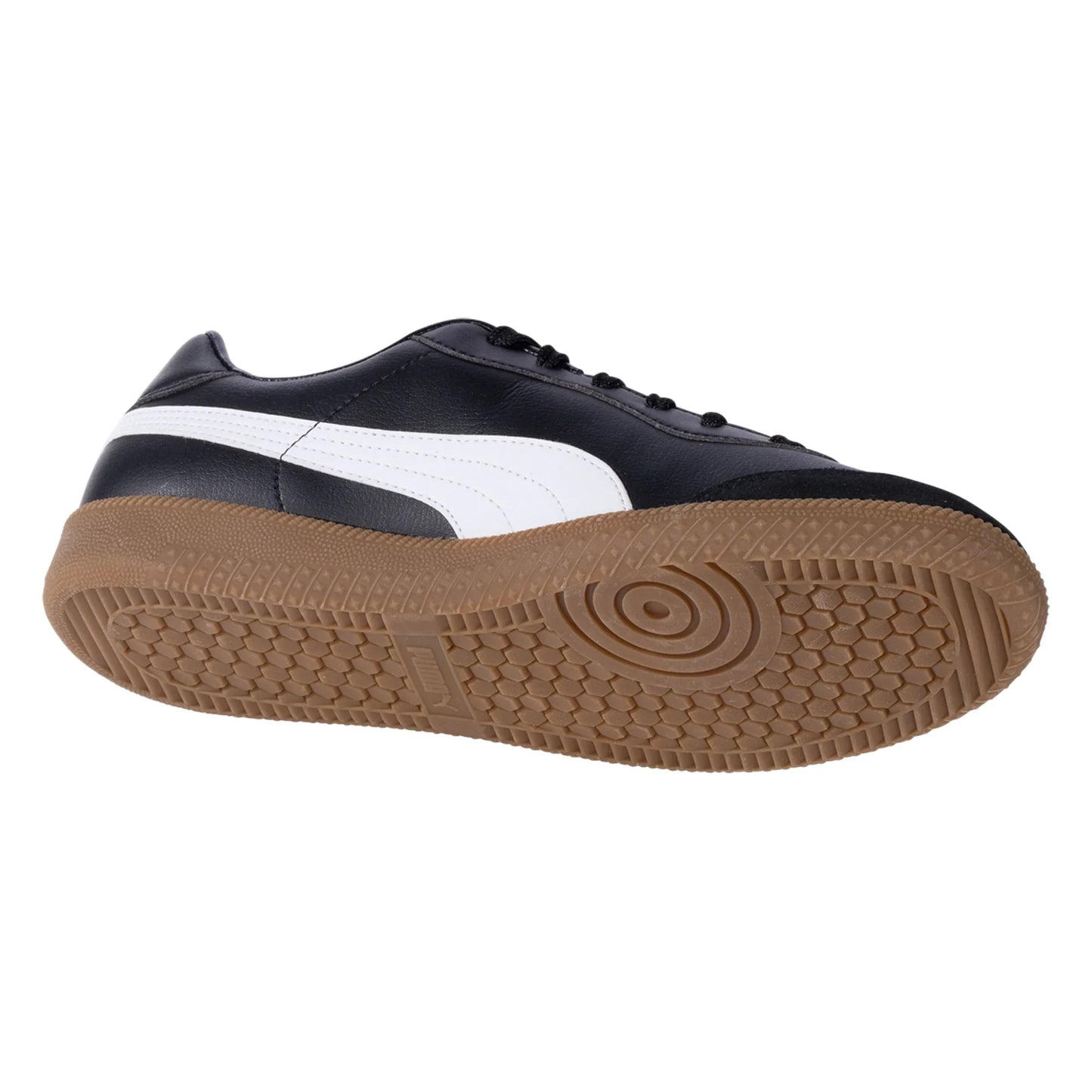 Puma King 21 IT Indoor Soccer Shoe - Black/White/Gum