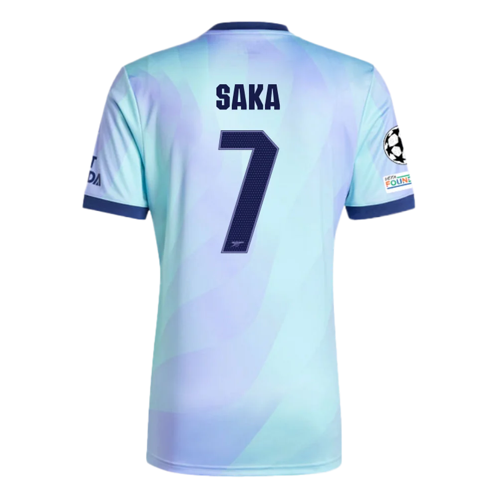 Men's Replica Adidas Saka Arsenal Third Jersey 24/25 - PL