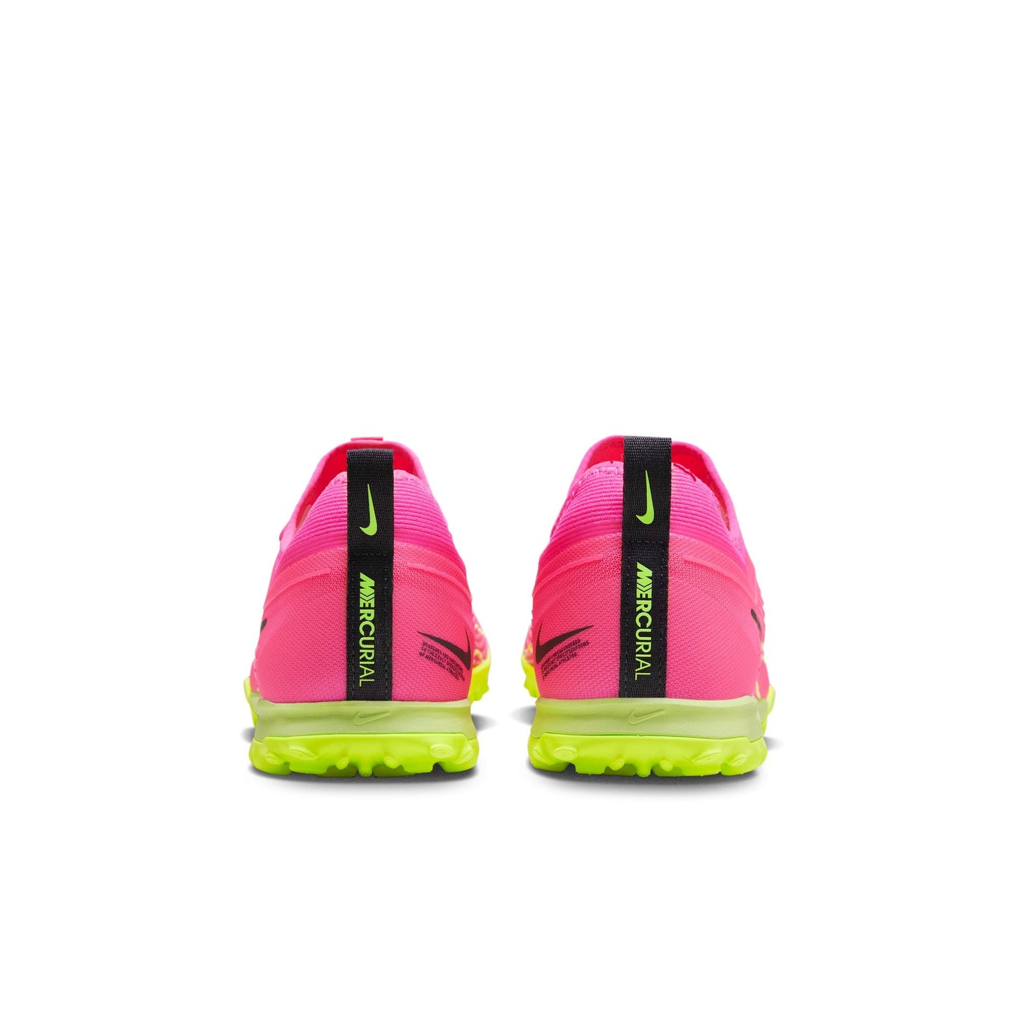 Nike Zoom Mercurial Vapor 15 Pro TF Turf Soccer Cleat - PinkBlast/Volt/Grey