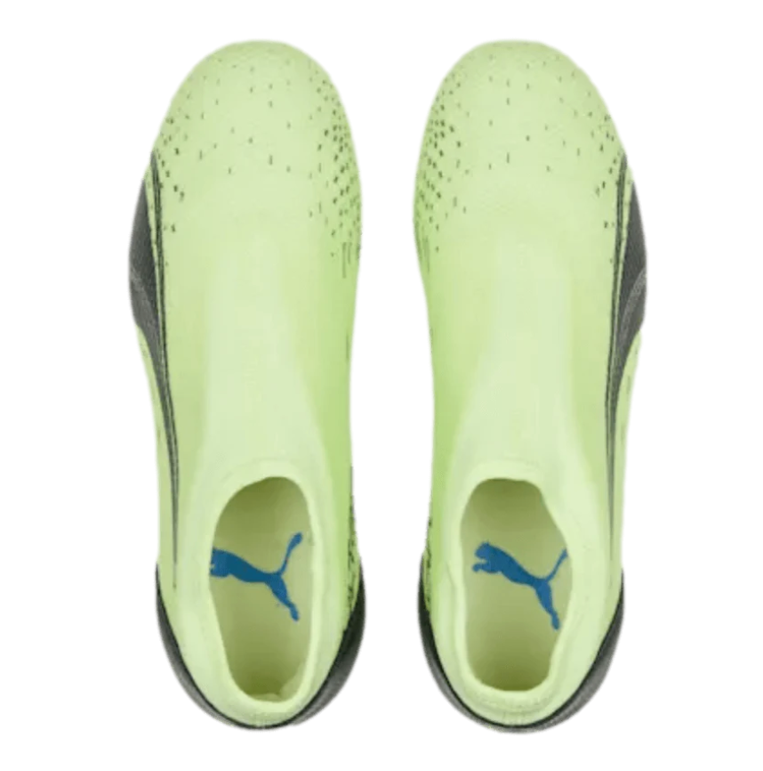 Puma Junior Ultra Match Laceless FG Firm Ground Soccer Cleat - Volt/Black