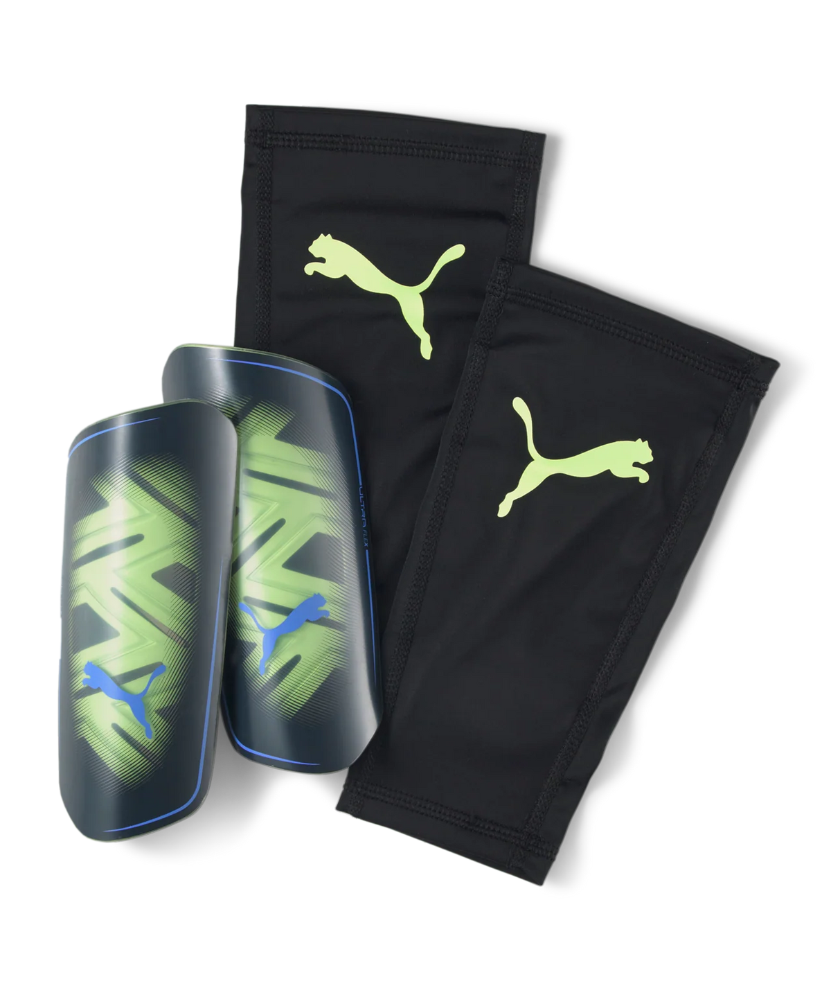 Puma ULTRA Flex Sleeve Shin Guards - Fizzy Light/Parisian Night