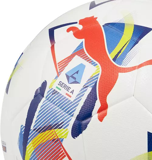 Puma Orbita Serie A (FIFA Quality) Soccer Ball (Size 5) - White/Multicolor