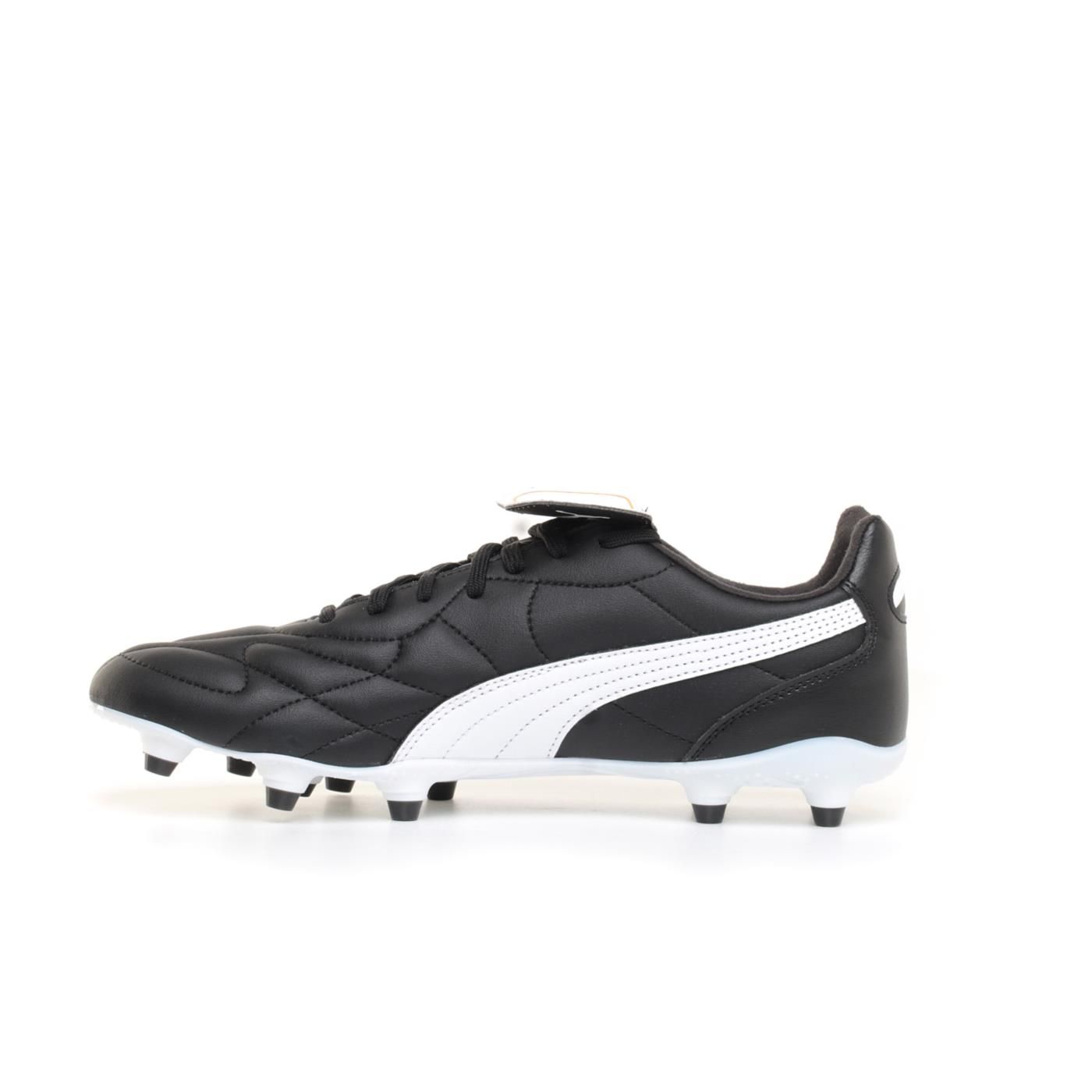 Puma King Top FG Firm Ground Soccer Cleat - Black/White