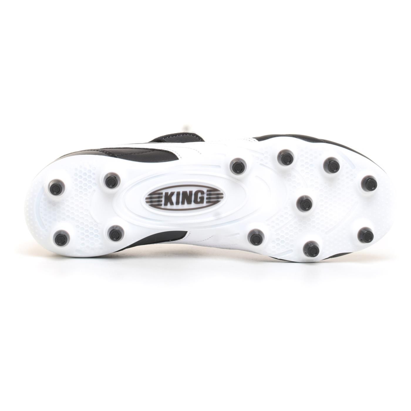 Puma King Top FG Firm Ground Soccer Cleat - Black/White