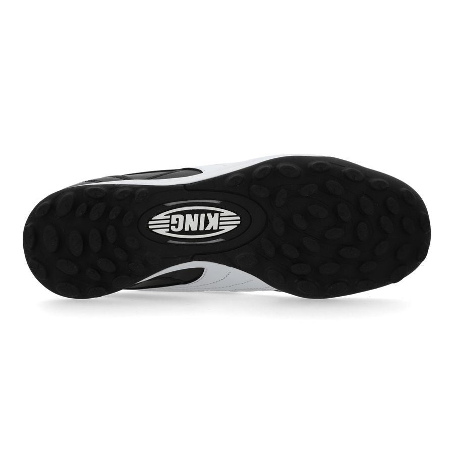 Puma King Top (K-BETTER) TT Turf Soccer Cleat - Black/White/Gold