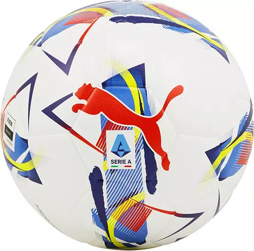 Puma Orbita Serie A (FIFA Quality) Soccer Ball (Size 5) - White/Multicolor