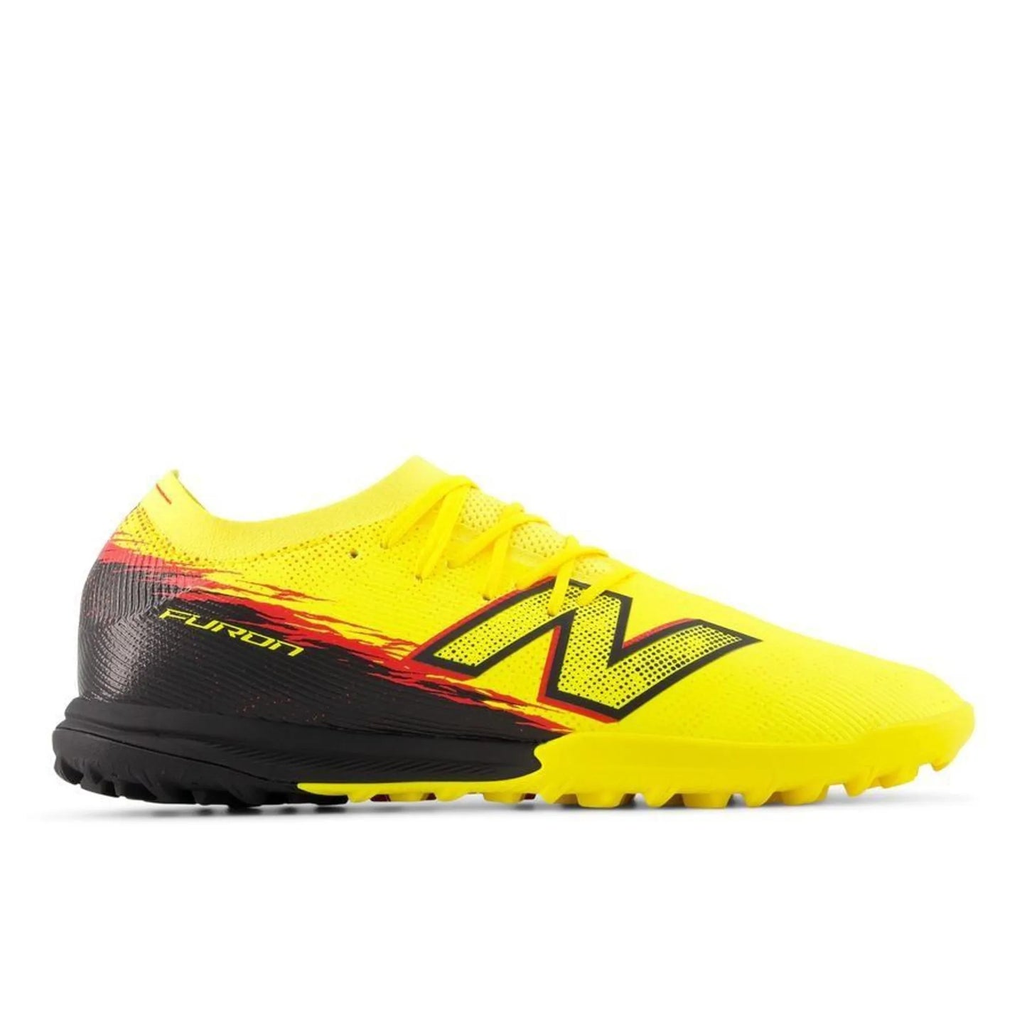 New Balance Furon Elite TF V8 Turf Soccer Cleat - Punch Yellow/Black