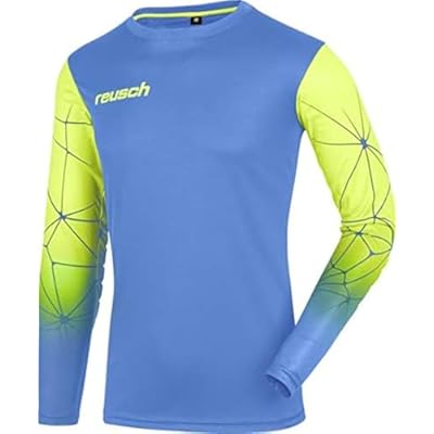 Reusch Match Pro Padded Long Sleeve Goalkeeper Jersey - Blue/Lime