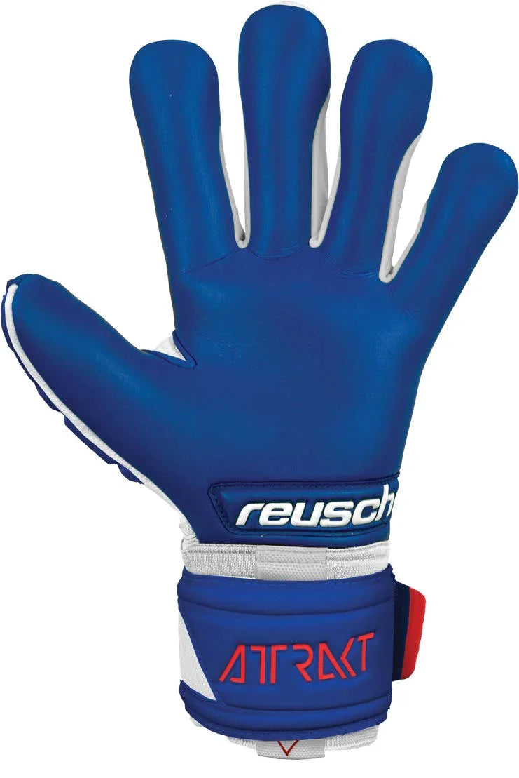 Reusch Attrakt Freegel Gold Sleek Finger Support Goalkeeper Gloves
