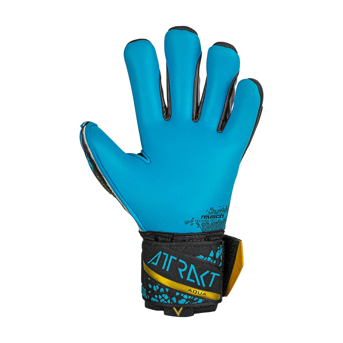 Reusch Attrakt Aqua Finger Support Goalkeeper Gloves -