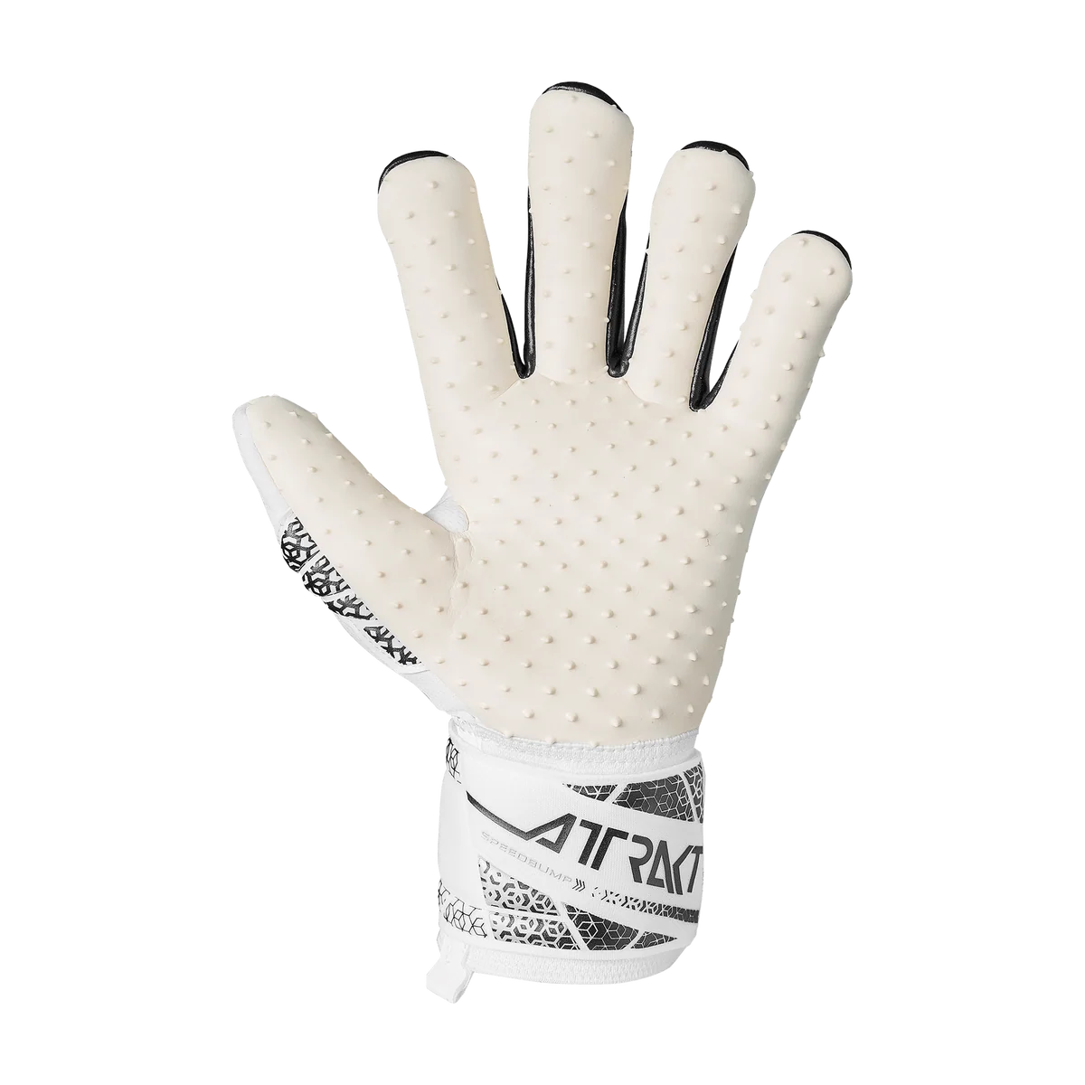 Reusch Attrakt Speedbump Goalkeeper Gloves - White/Silver/Black