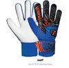 Reusch Attrakt Starter Solid Goalkeeper Glove - Electric Blue/Shocking Orange