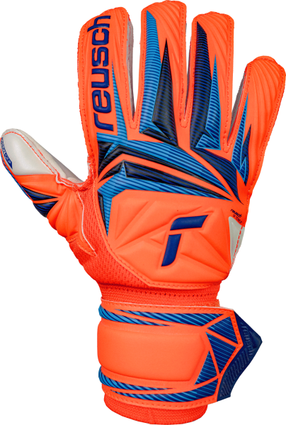 Reusch Attrakt Advance Junior Goalkeeper Gloves - Orange/Blue