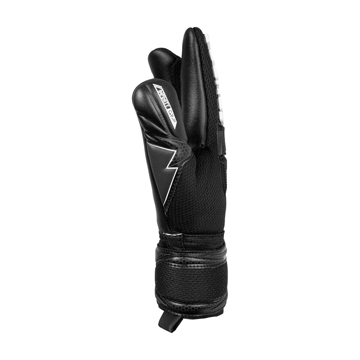 Reusch Attrakt Infinity Finger Support Junior Goalkeeper Glove - Black